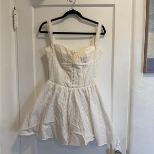 House of CB White Lace Dress